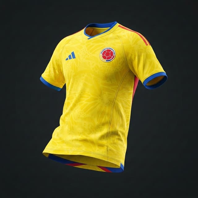 Camisa da Seleção da Colômbia - Copa 2026 Padrão Original 1:1