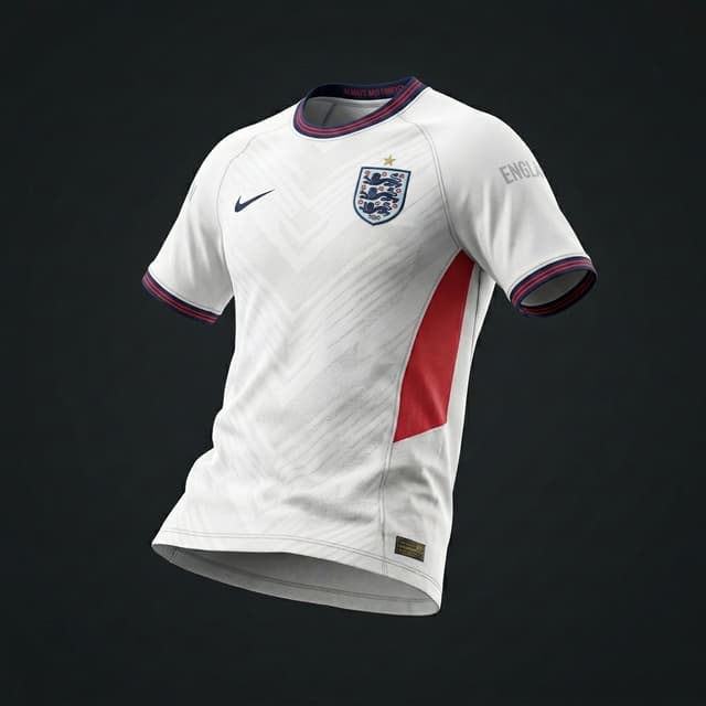 Camisa da Seleção da Inglaterra - Copa 2026 Padrão Original 1:1