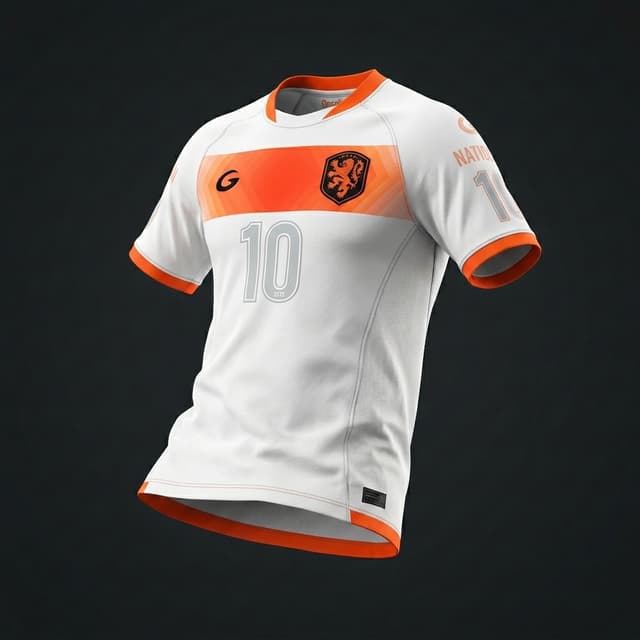 Camisa da Seleção da Países Baixos - Visitante - Copa 2026 Padrão Original 1:1